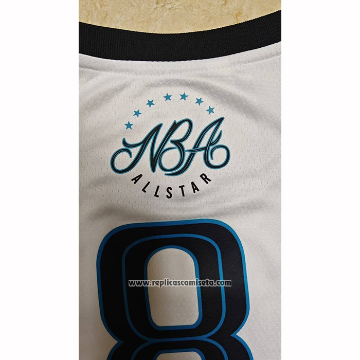 Camiseta NBA All Star 2026 Deni Avdija NO 8 Blanco